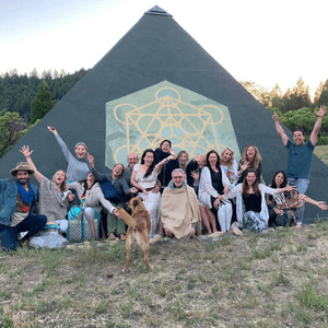 People gathered at a Real Healing retreat